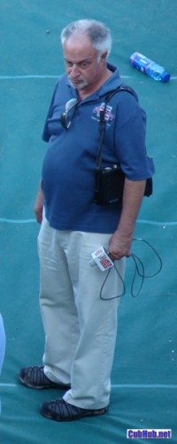 Bruce Levine on the beat at Wrigley